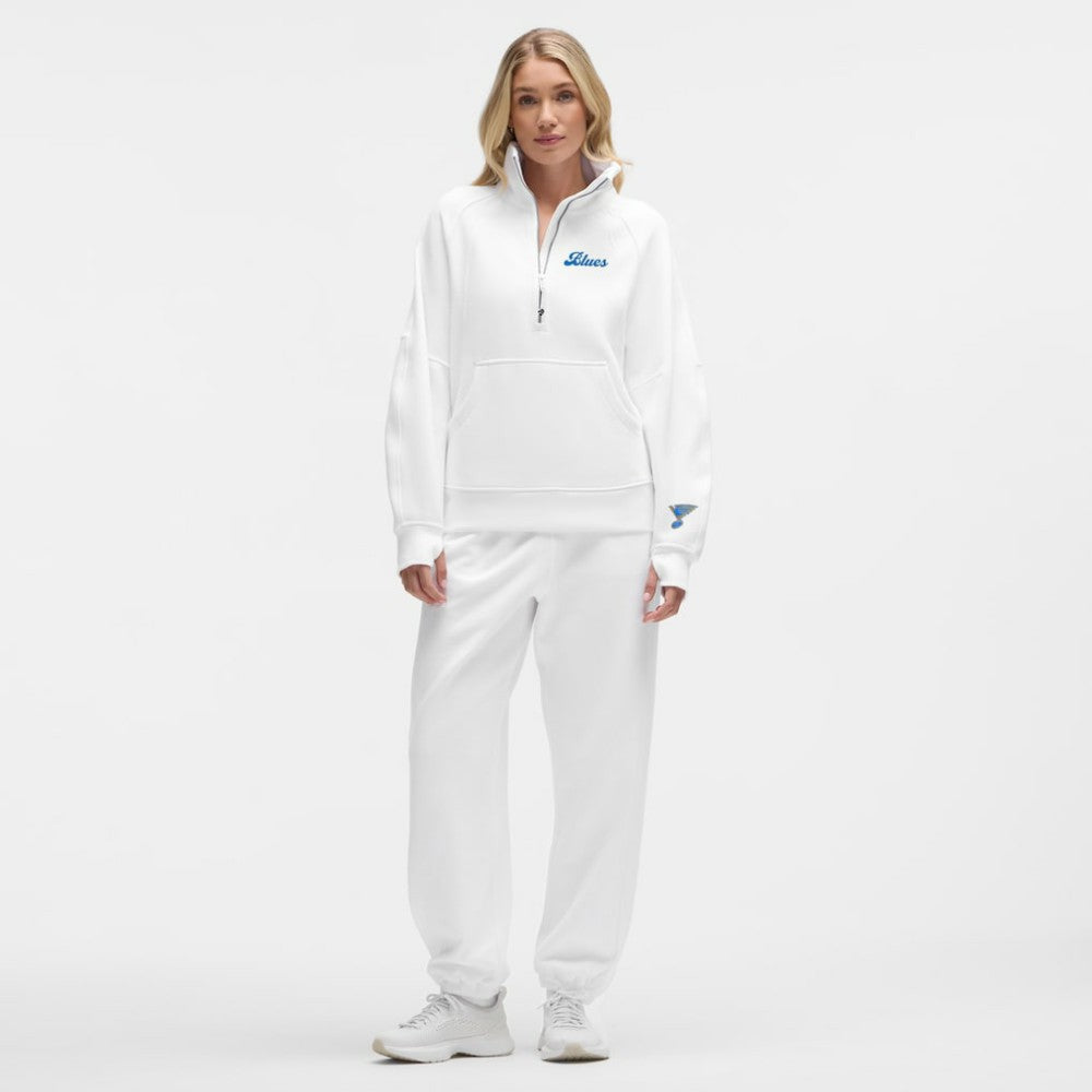 St. Louis Blues lululemon Women's Long Scuba Oversized Half-Zip Funnel Neck