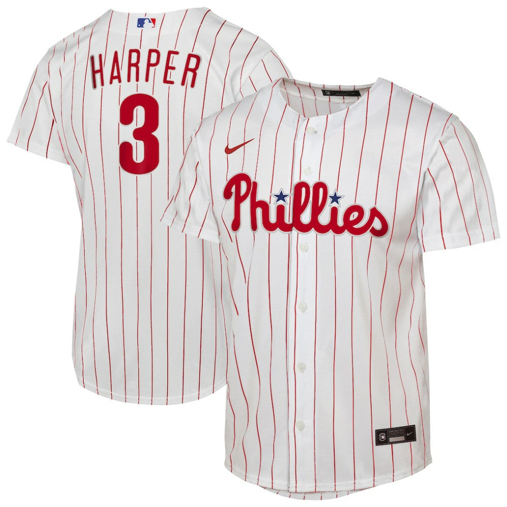 Bryce Harper Philadelphia Phillies Youth Home Replica Player Jersey - White | Nike