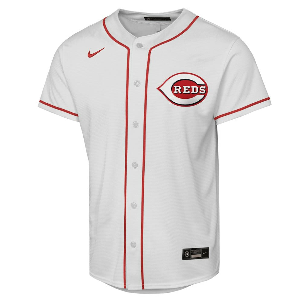 Elly De La Cruz Cincinnati Reds Youth Home Replica Player Jersey - White | Nike