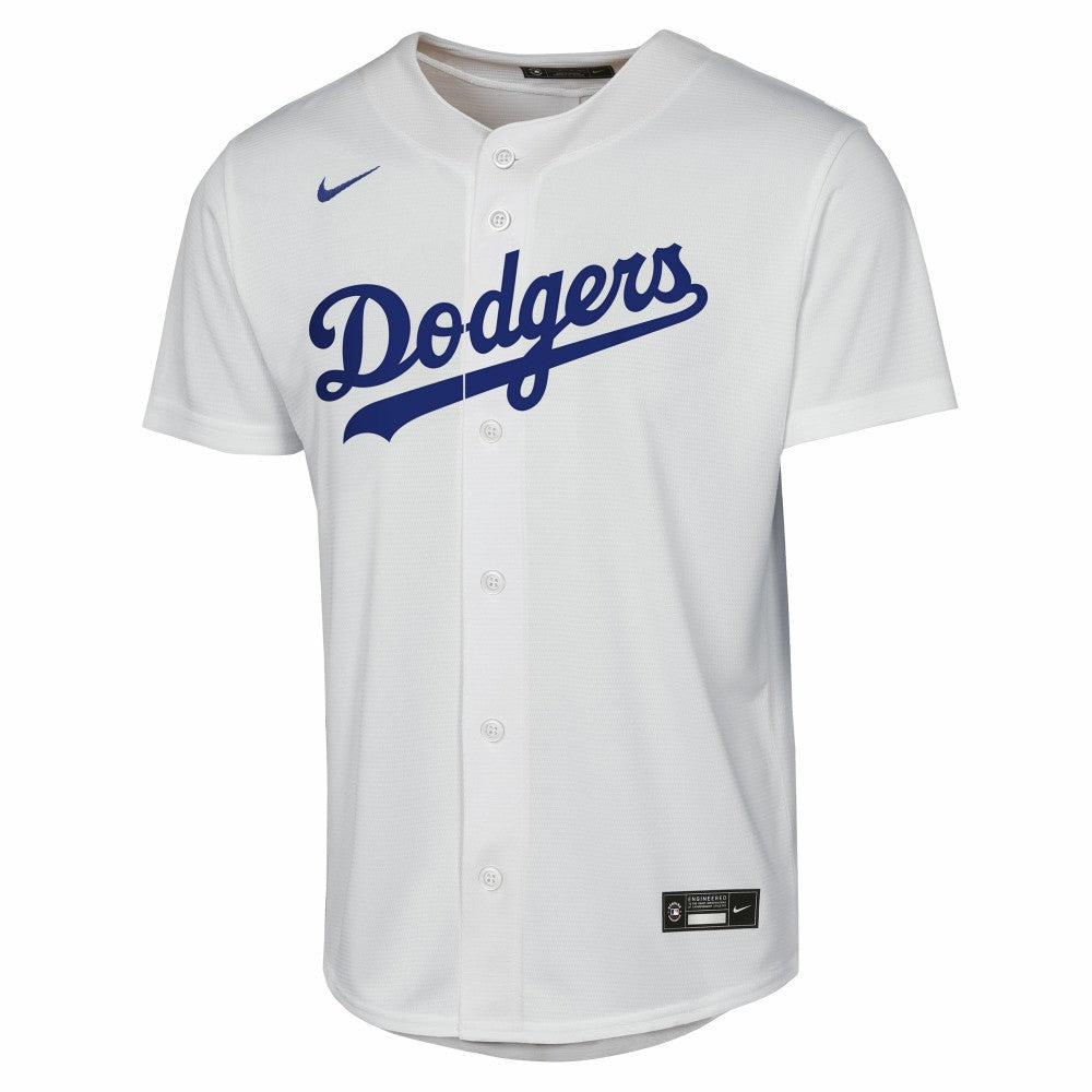 Mookie Betts Los Angeles Dodgers Youth Home Replica Player Jersey - White | Nike