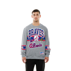 Atlanta Braves Sport Classics Sweatshirt - Gray | New Era