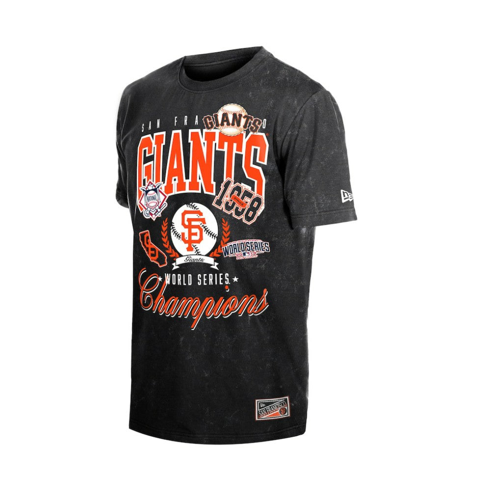 San Francisco Giants Mineral Wash T-Shirt - Black | New Era