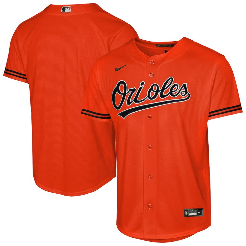 Baltimore Orioles Youth Alternate 2 Replica Jersey - Orange | Nike