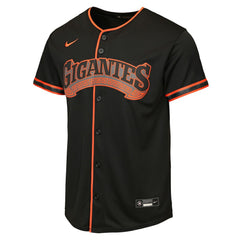 San Francisco Giants Youth Alternate Replica Jersey - Black | Nike