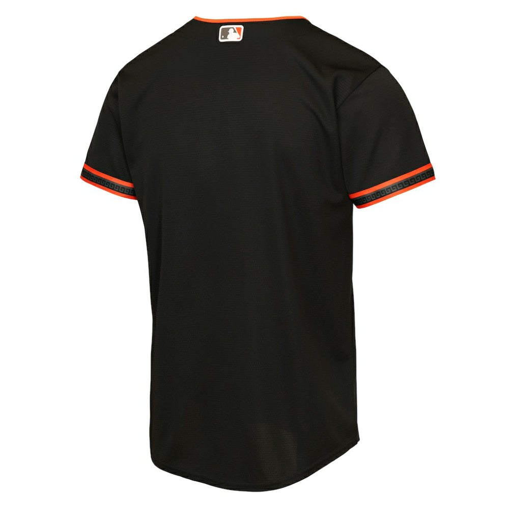 San Francisco Giants Youth Alternate Replica Jersey - Black | Nike
