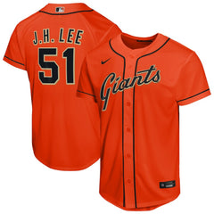 Jung Hoo Lee San Francisco Giants Youth Alternate Replica Jersey - Orange | Nike