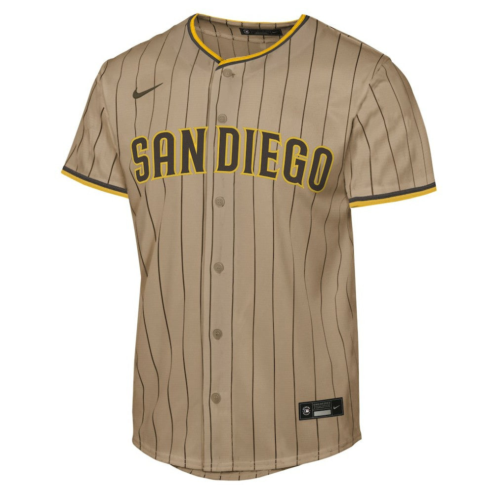 Fernando Tatis Jr. San Diego Padres Youth Alternate Replica Jersey - Khaki | Nike