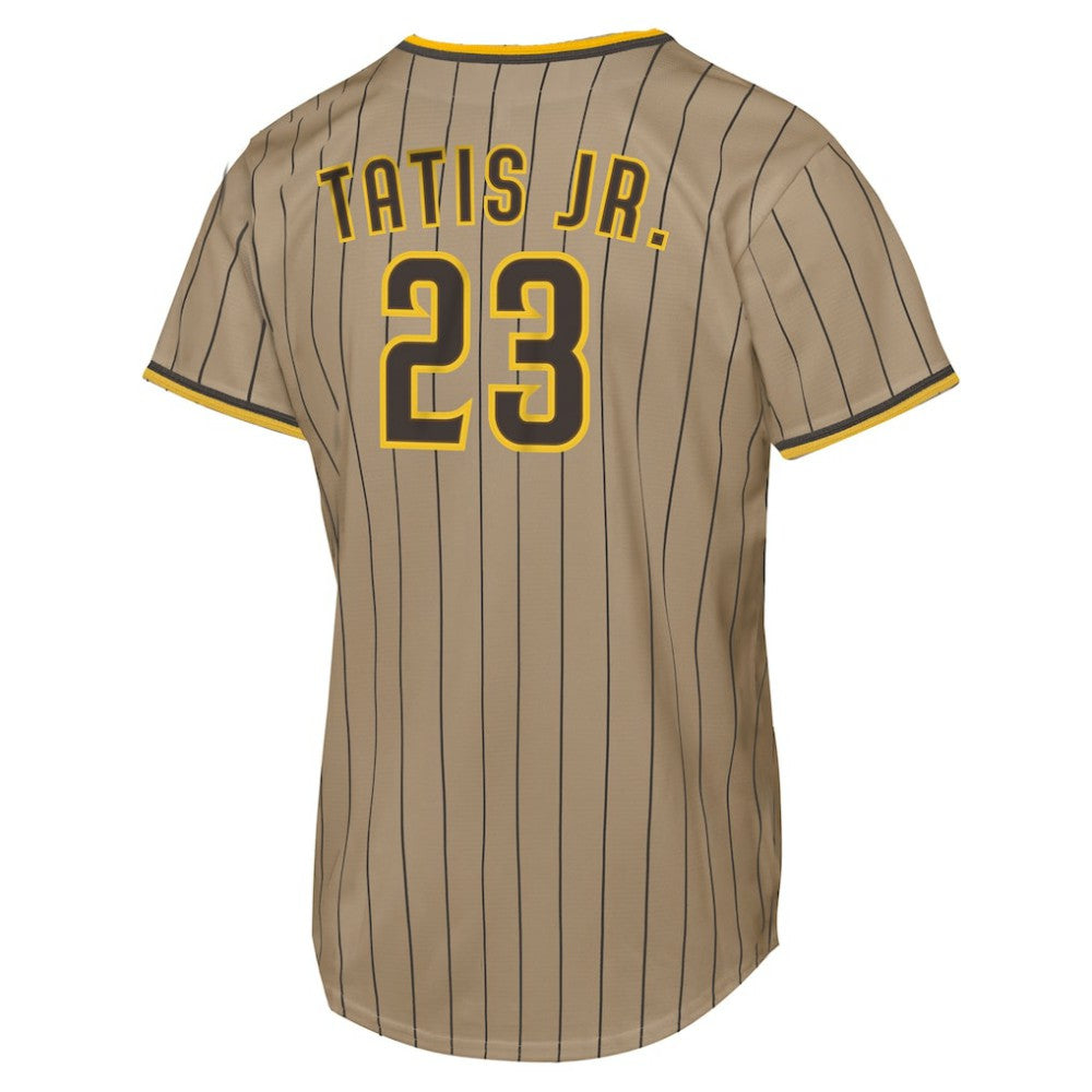 Fernando Tatis Jr. San Diego Padres Youth Alternate Replica Jersey - Khaki | Nike