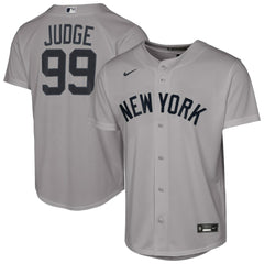 Aaron Judge New York Yankees Youth Road Replica Jersey - Gray | Nike
