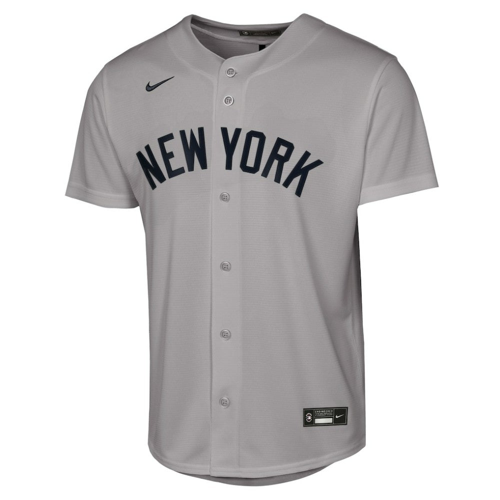 Aaron Judge New York Yankees Youth Road Replica Jersey - Gray | Nike