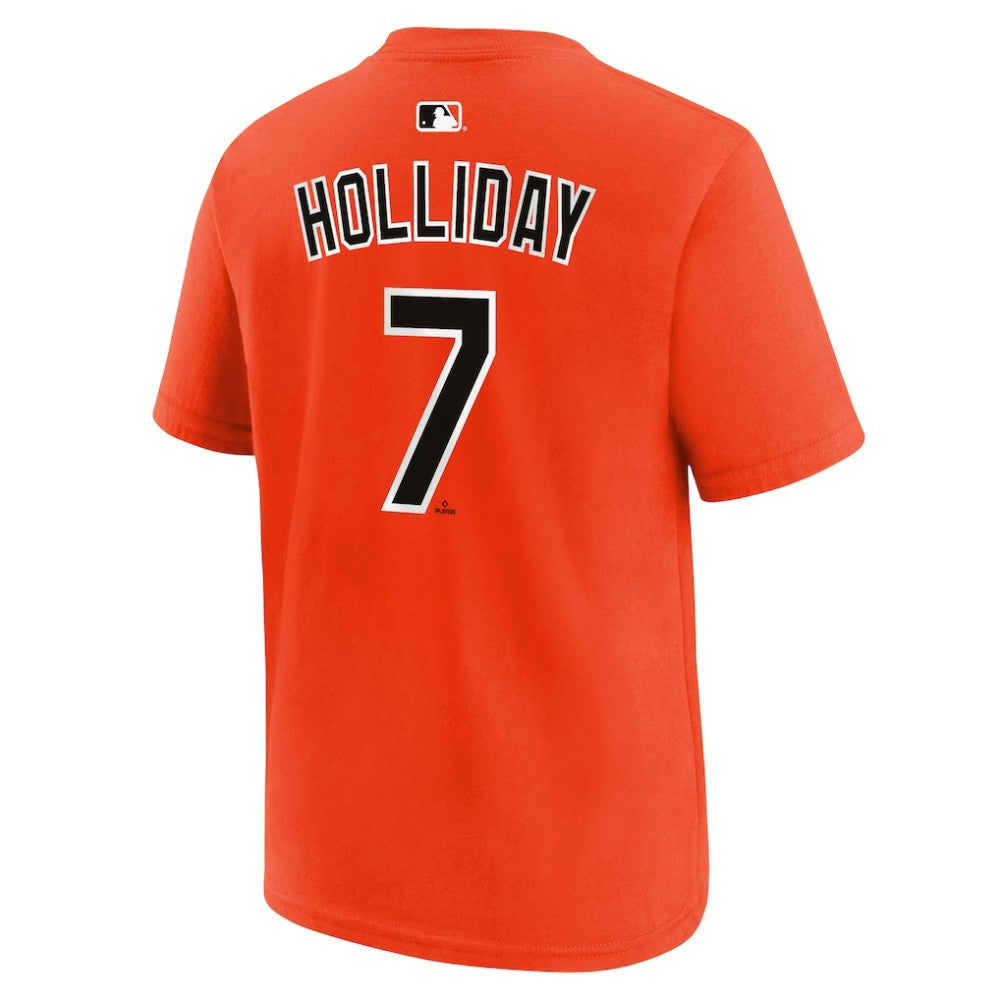 Jackson Holliday Baltimore Orioles Youth Name & Number T-Shirt - Orange | Nike