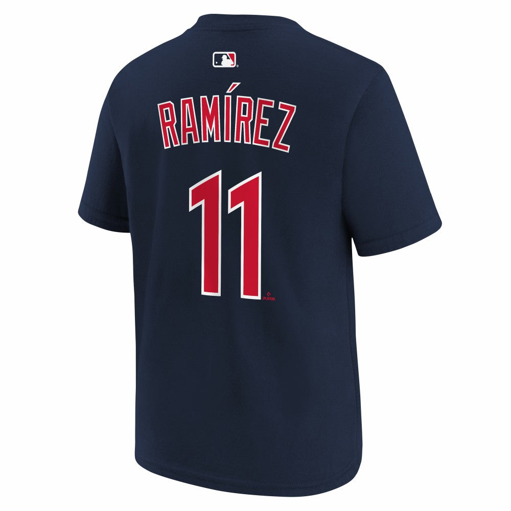 José Ramírez Cleveland Guardians Youth Name & Number T-Shirt - Navy | Nike