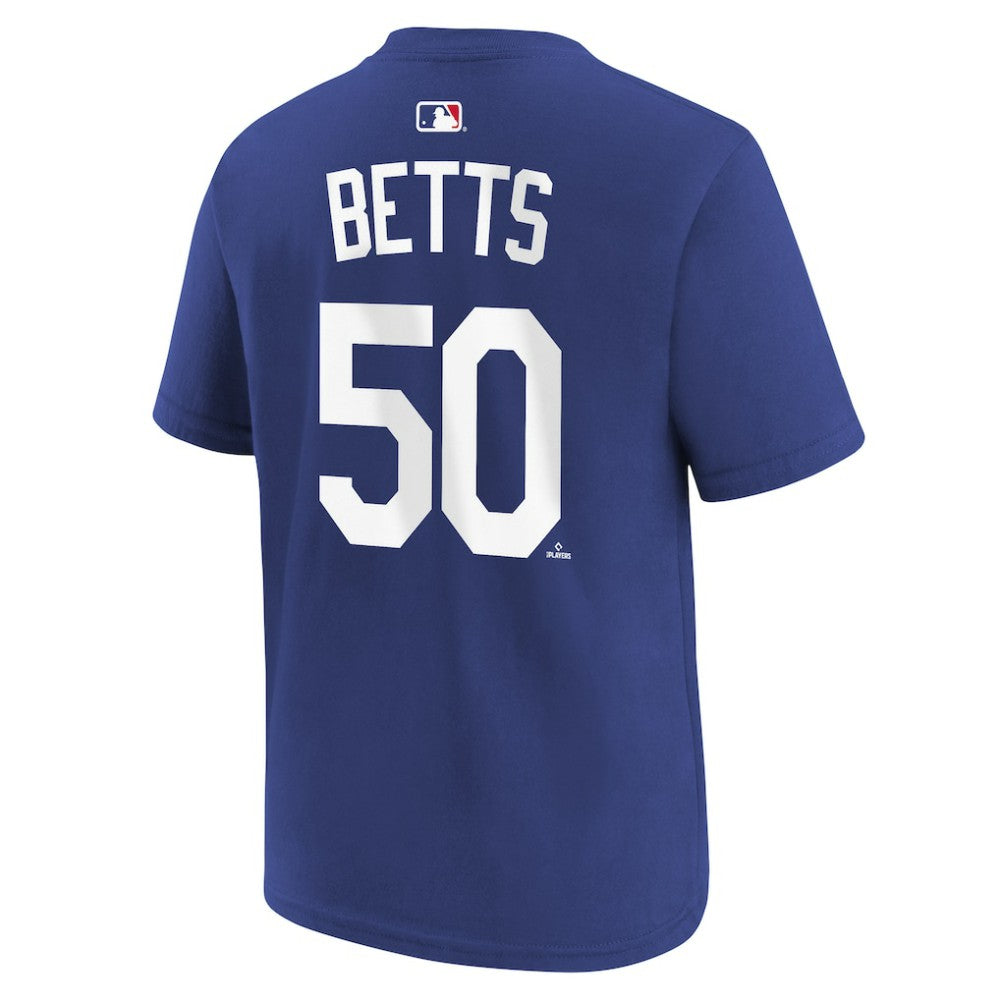 Mookie Betts Los Angeles Dodgers Youth Name & Number T-Shirt - Royal | Nike