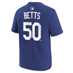 Mookie Betts Los Angeles Dodgers Youth Name & Number T-Shirt - Royal | Nike