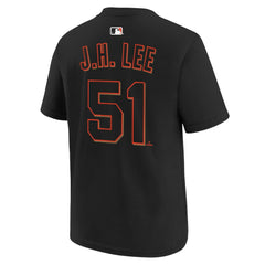 Jung Hoo Lee San Francisco Giants Youth Name & Number T-Shirt - Black | Nike