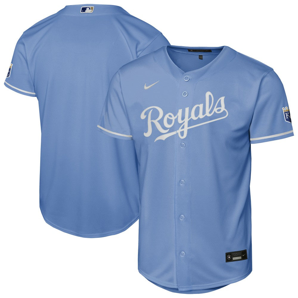 Kansas City Royals Youth Alternate Stadium Jersey - Light Blue | Nike