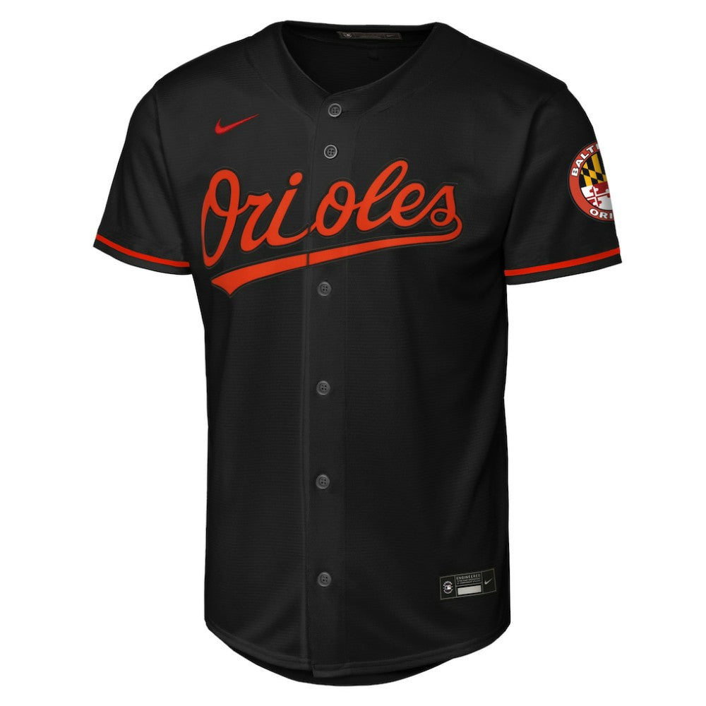 Baltimore Orioles Youth Alternate Stadium Jersey - Black | Nike