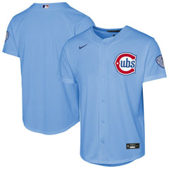 Chicago Cubs Youth Alternate 2 Stadium Jersey - Light Blue | Nike