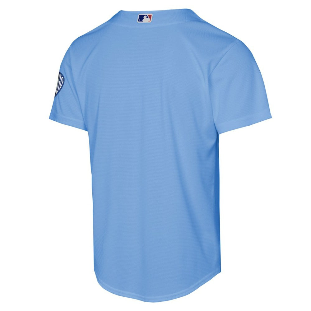 Chicago Cubs Youth Alternate 2 Stadium Jersey - Light Blue | Nike