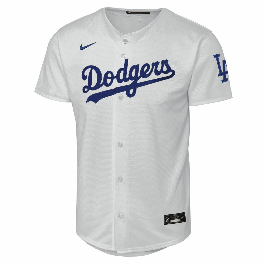 Los Angeles Dodgers Youth Home Stadium Jersey - White | Nike
