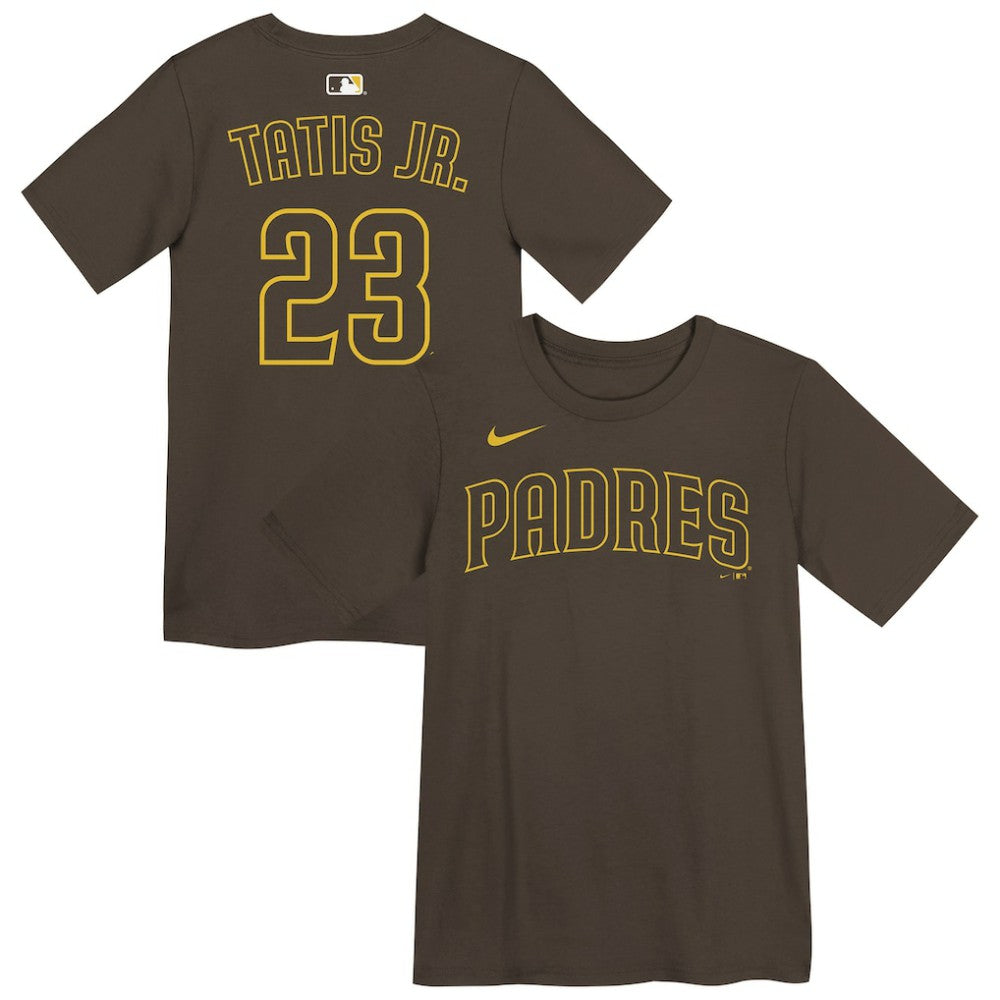 Fernando Tatis Jr. San Diego Padres Preschool Name & Number T-Shirt - Brown | Nike