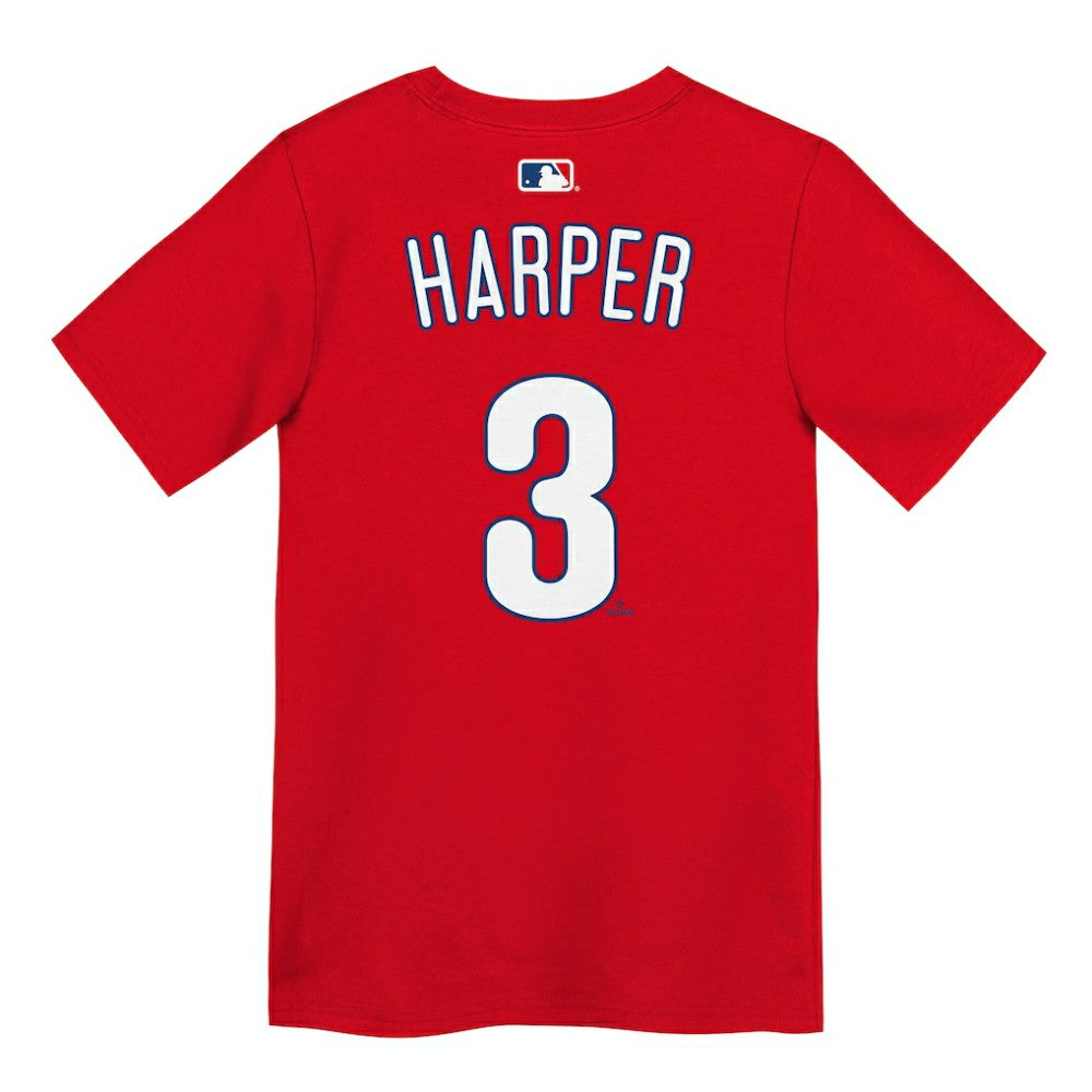 Bryce Harper Philadelphia Phillies Preschool Name & Number T-Shirt - Red | Nike