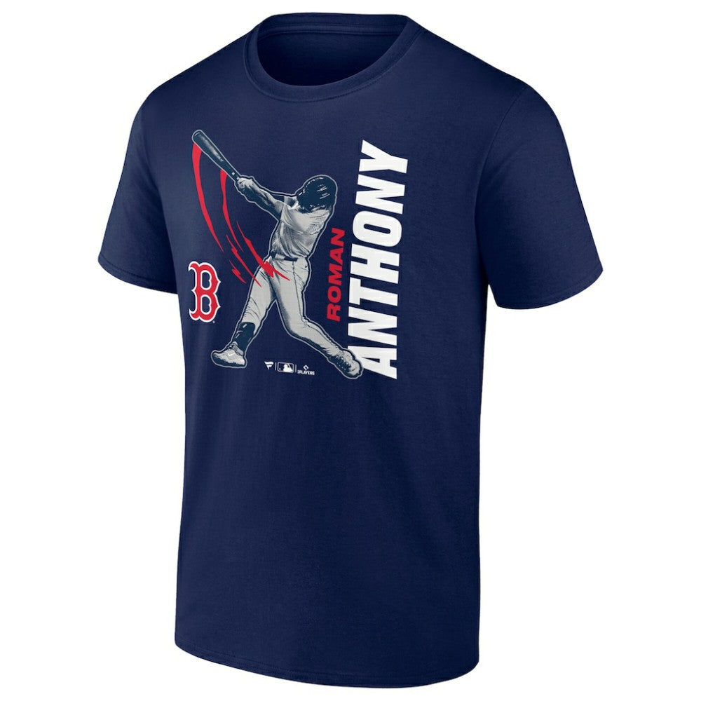 Roman Anthony Boston Red Sox Graphic Player T-Shirt - Navy