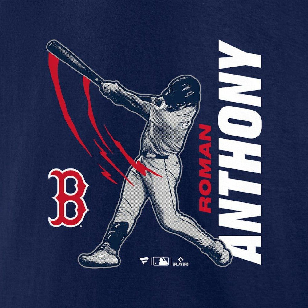 Roman Anthony Boston Red Sox Graphic Player T-Shirt - Navy
