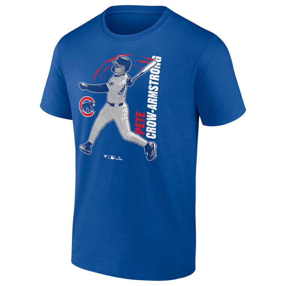 Pete Crow-Armstrong Chicago Cubs Graphic Player T-Shirt - Royal