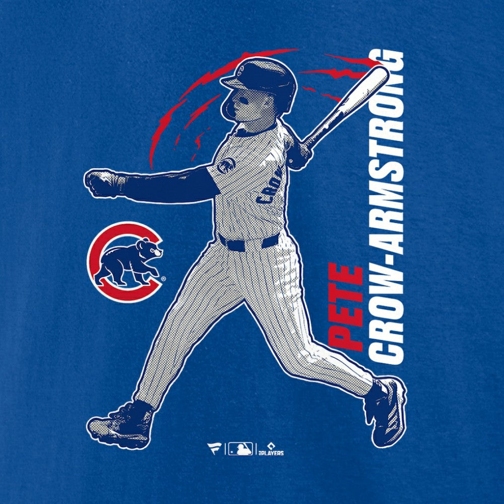 Pete Crow-Armstrong Chicago Cubs Graphic Player T-Shirt - Royal