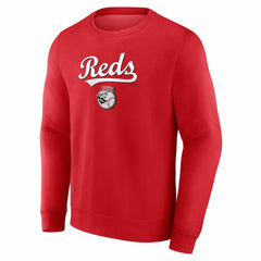 Cincinnati Reds Team Lockup Sweatshirt - Red