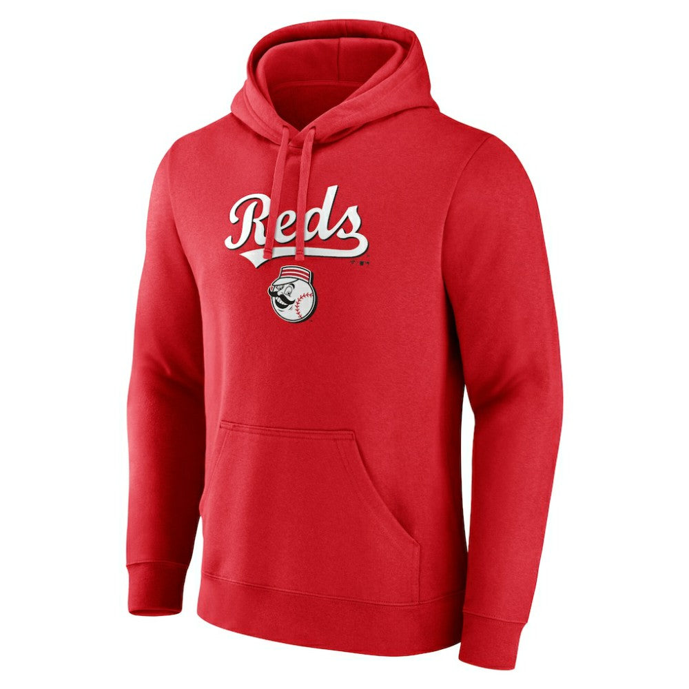 Cincinnati Reds Team Lockup Hoodie - Red