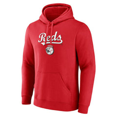 Cincinnati Reds Team Lockup Hoodie - Red