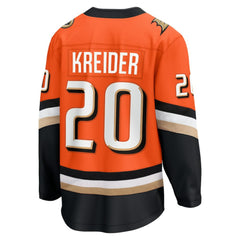 Chris Kreider Anaheim Ducks Fanatics Home Breakaway Jersey