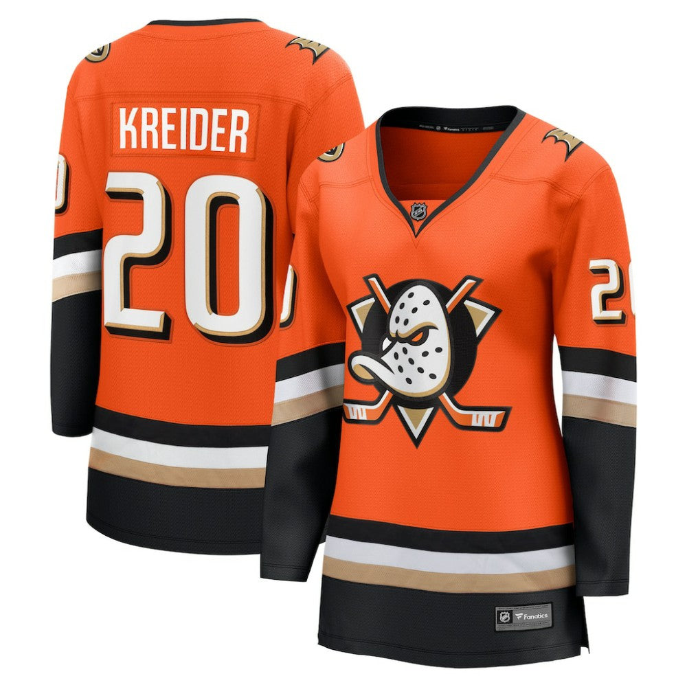 Chris Kreider Anaheim Ducks Fanatics Women's Home Breakaway Player Jersey