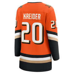 Chris Kreider Anaheim Ducks Fanatics Women's Home Breakaway Player Jersey