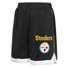 NFL Pittsburgh Steelers Outerstuff Youth All Star Mesh Shorts