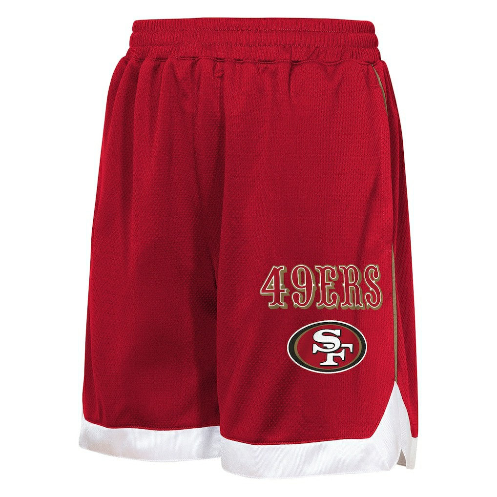 NFL San Francisco 49ers Outerstuff Youth All Star Mesh Shorts