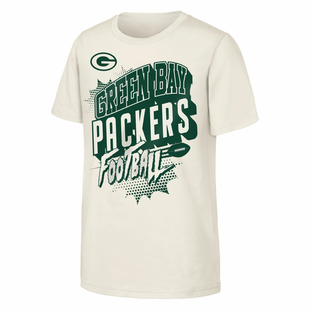 NFL Green Bay Packers Outerstuff Youth Action Comic T-Shirt