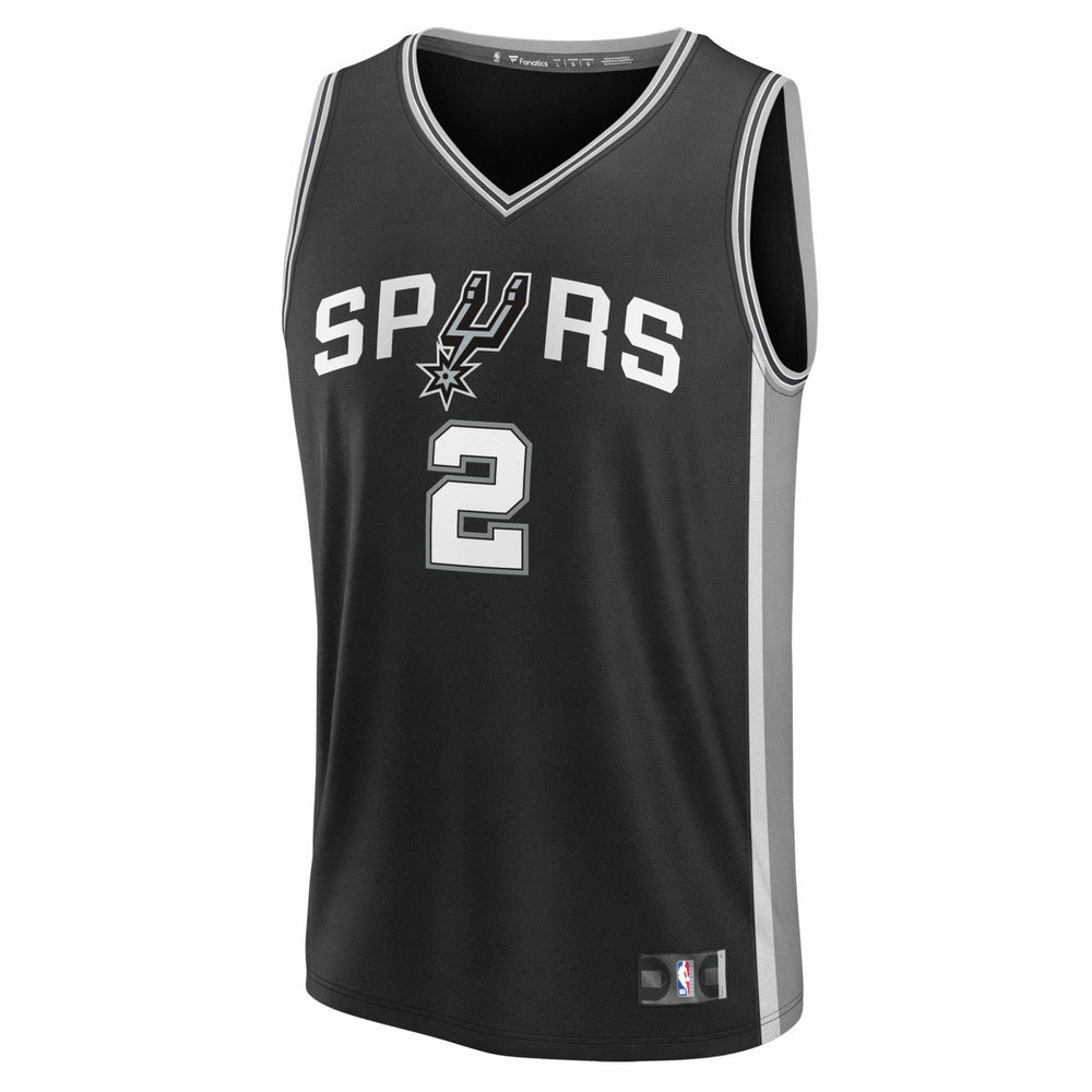 Dylan Harper San Antonio Spurs 2025 NBA Draft First Round Pick Fast Break Replica Jersey - Icon Edition - Black | Fanatics sale