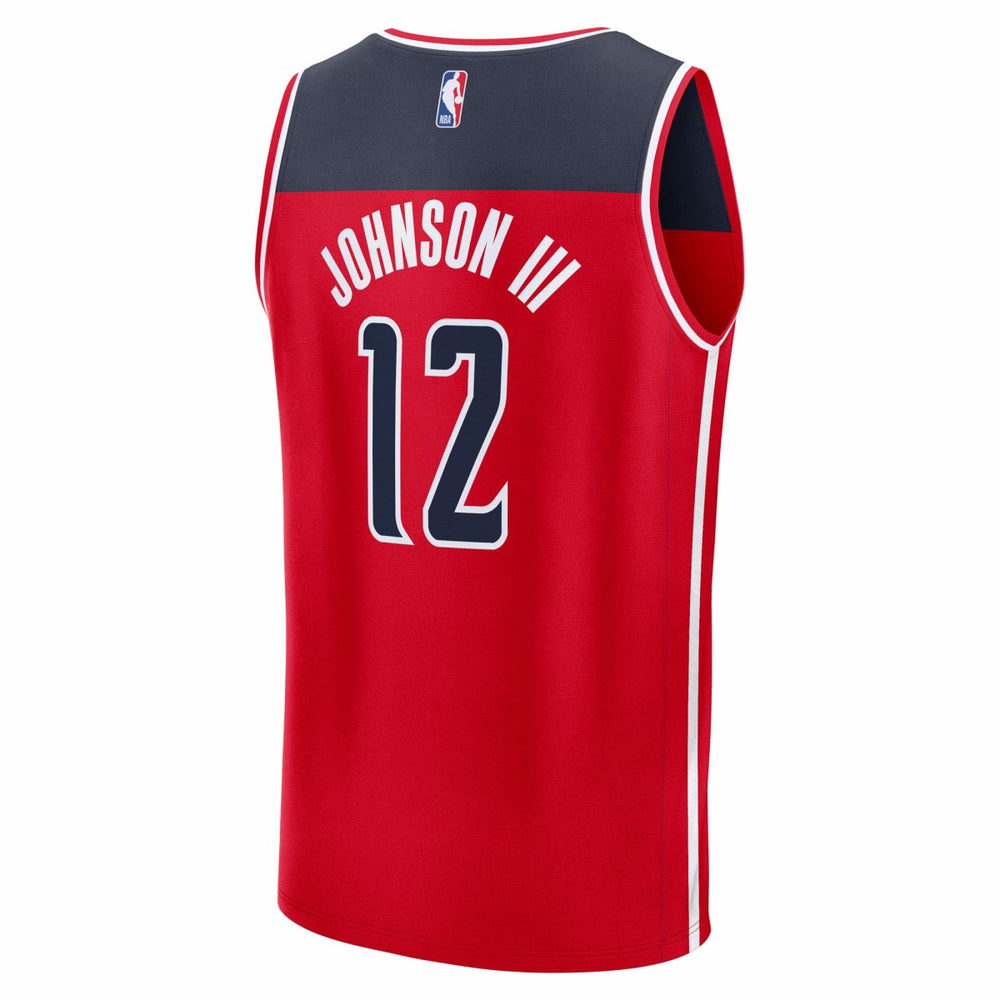 Tre Johnson III Washington Wizards Youth 2025 NBA Draft First Round Pick Fast Break Replica Jersey - Icon Edition - Red | Fanatics outlet