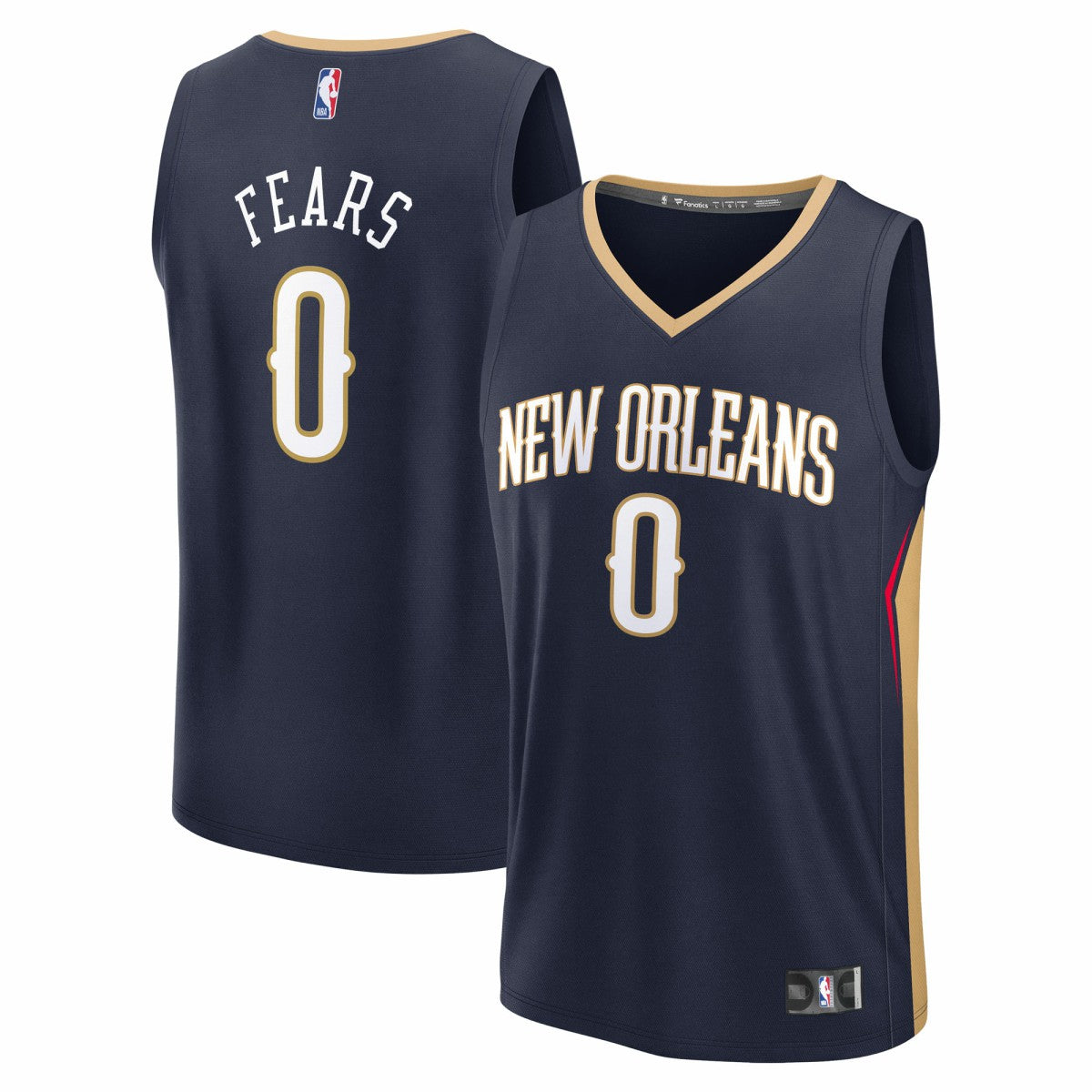 Jeremiah Fears New Orleans Pelicans 2025 NBA Draft First Round Pick Fast Break Replica Jersey - Icon Edition - Navy | Fanatics sale