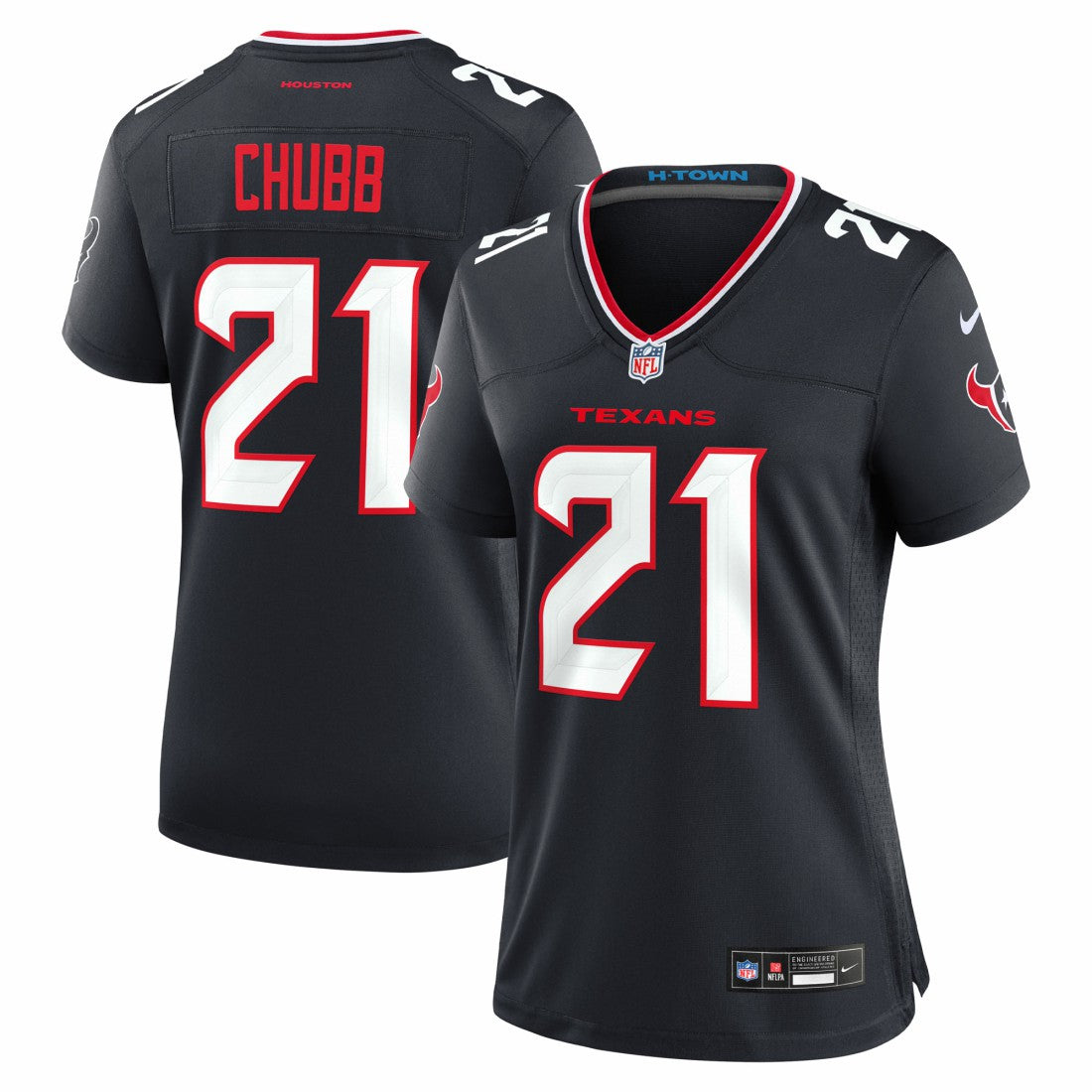 NFL Houston Texans Nick Chubb  Women's Team Game Jersey