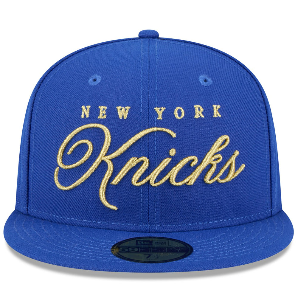 New York Knicks 2026 NBA All-Star Game Script 59FIFTY Fitted Hat - Blue | New Era cheap