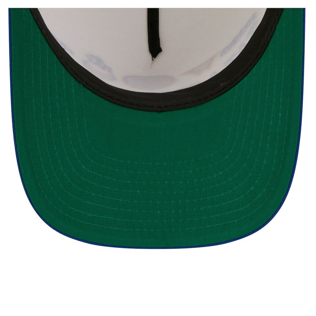 Golden State Warriors Stretched 2-Tone A-Frame 9FIFTY Adjustable Hat sale - Cream/Royal | New Era outlet