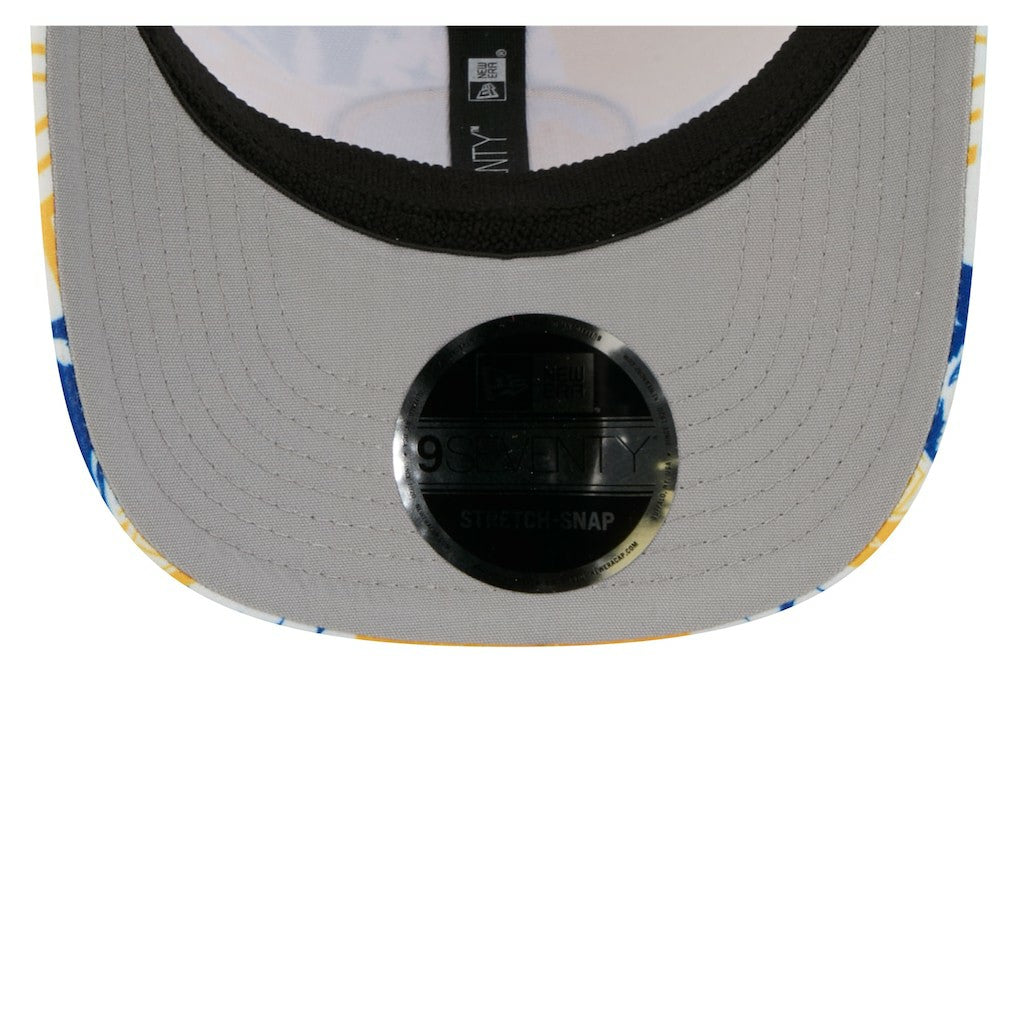 Golden State Warriors Fan Pack Tropical Pattern 9SEVENTY Adjustable Hat sale - White | New Era cheap