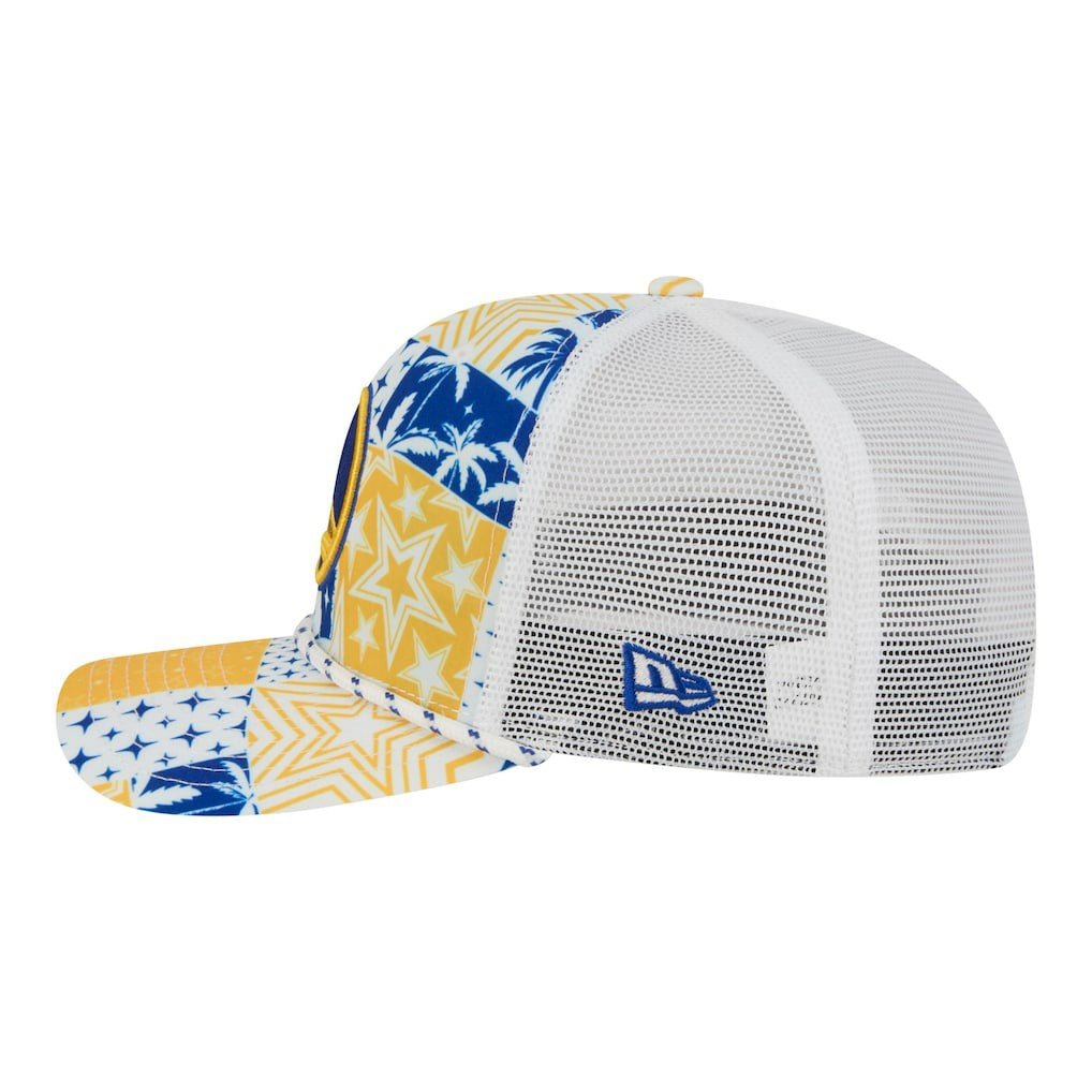 Golden State Warriors Fan Pack Tropical Pattern 9SEVENTY Adjustable Hat sale - White | New Era cheap