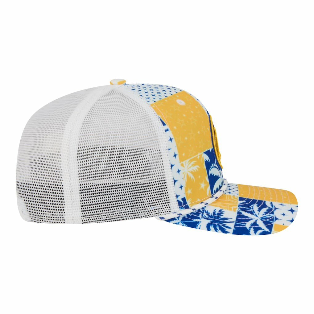 Golden State Warriors Fan Pack Tropical Pattern 9SEVENTY Adjustable Hat sale - White | New Era cheap
