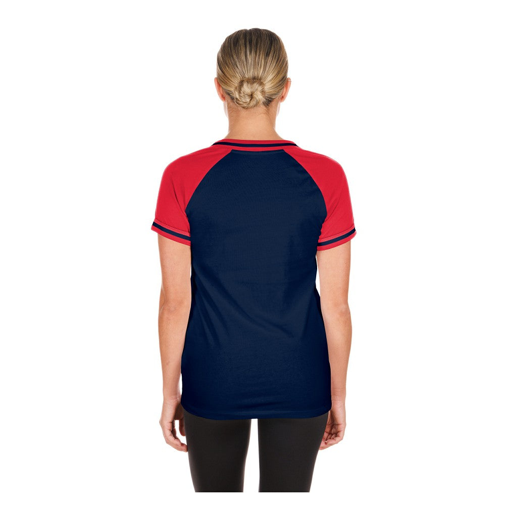 Minnesota Twins Women's Gameday V-Neck T-Shirt - Navy | New Era