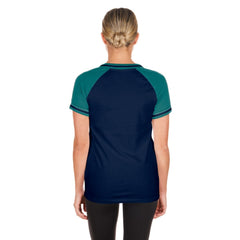Seattle Mariners Women's Gameday V-Neck T-Shirt - Navy | New Era